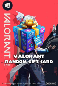 Random VALORANT GIFT CARD - Riot Games Key - GLOBAL (RARETÉ LEGENDE)